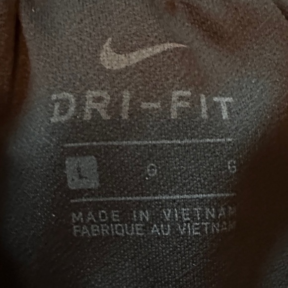 Nike Dri Fit Black Athletic Running Cheer Workout Shorts Size Large - Picture 4 of 4